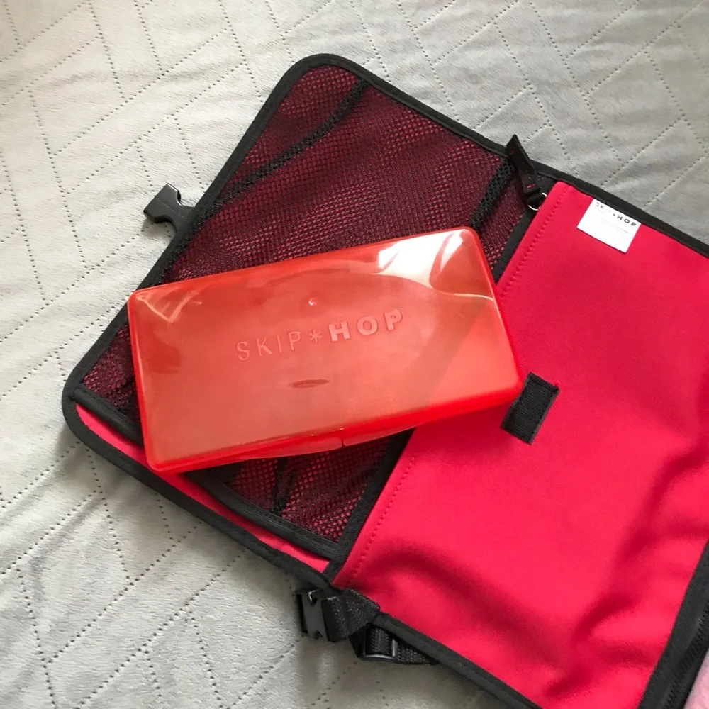 NWOT Skip Hop Diaper Changing Pad / Station Red